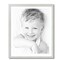 ArtToFrames 28x34" Matted Picture Frame with 24x30" Single Mat Photo Opening Framed in 1.25" White and 2" Mat (FWM-4098-28x34)